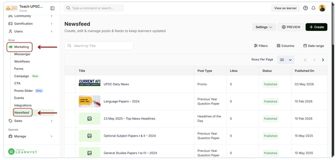 Newsfeed Overview (2)