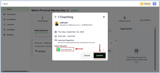 One on one Coaching 5