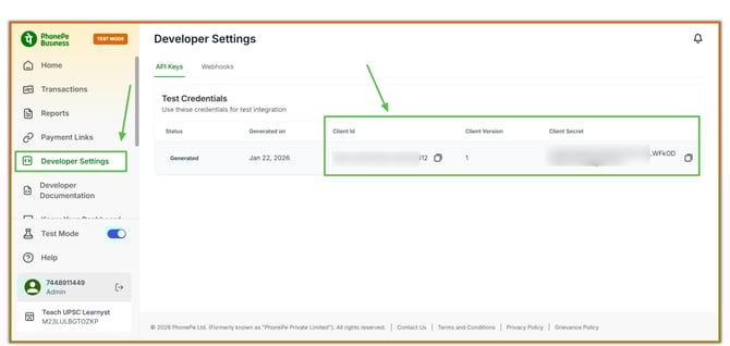 PhonePe Integration article