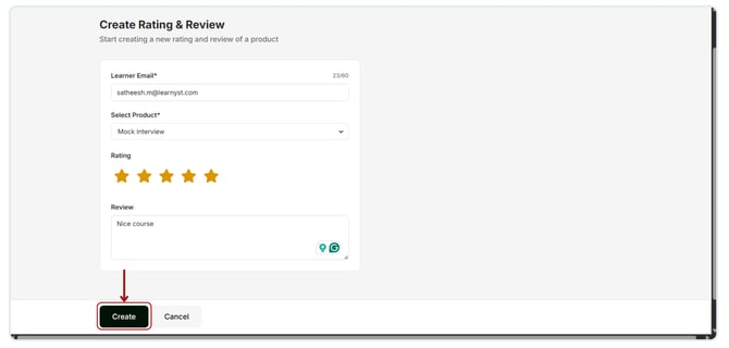 Provide ratings and reviews for your products.