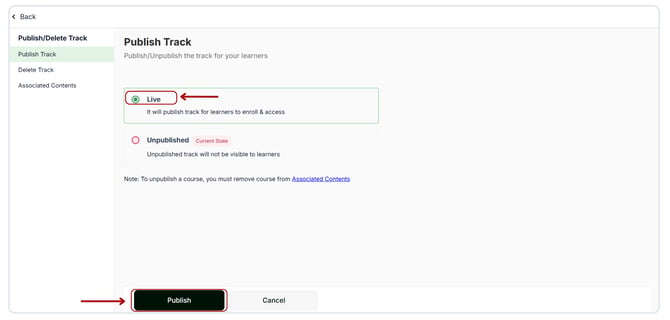 Publish a Track (3)