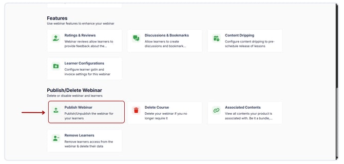 Publish the webinar (1)