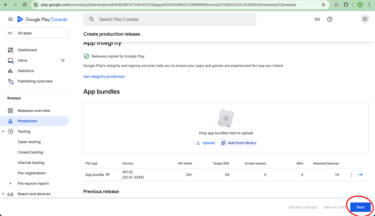 Fix “Full-Screen Intent Permissions” Error in Google Play Console