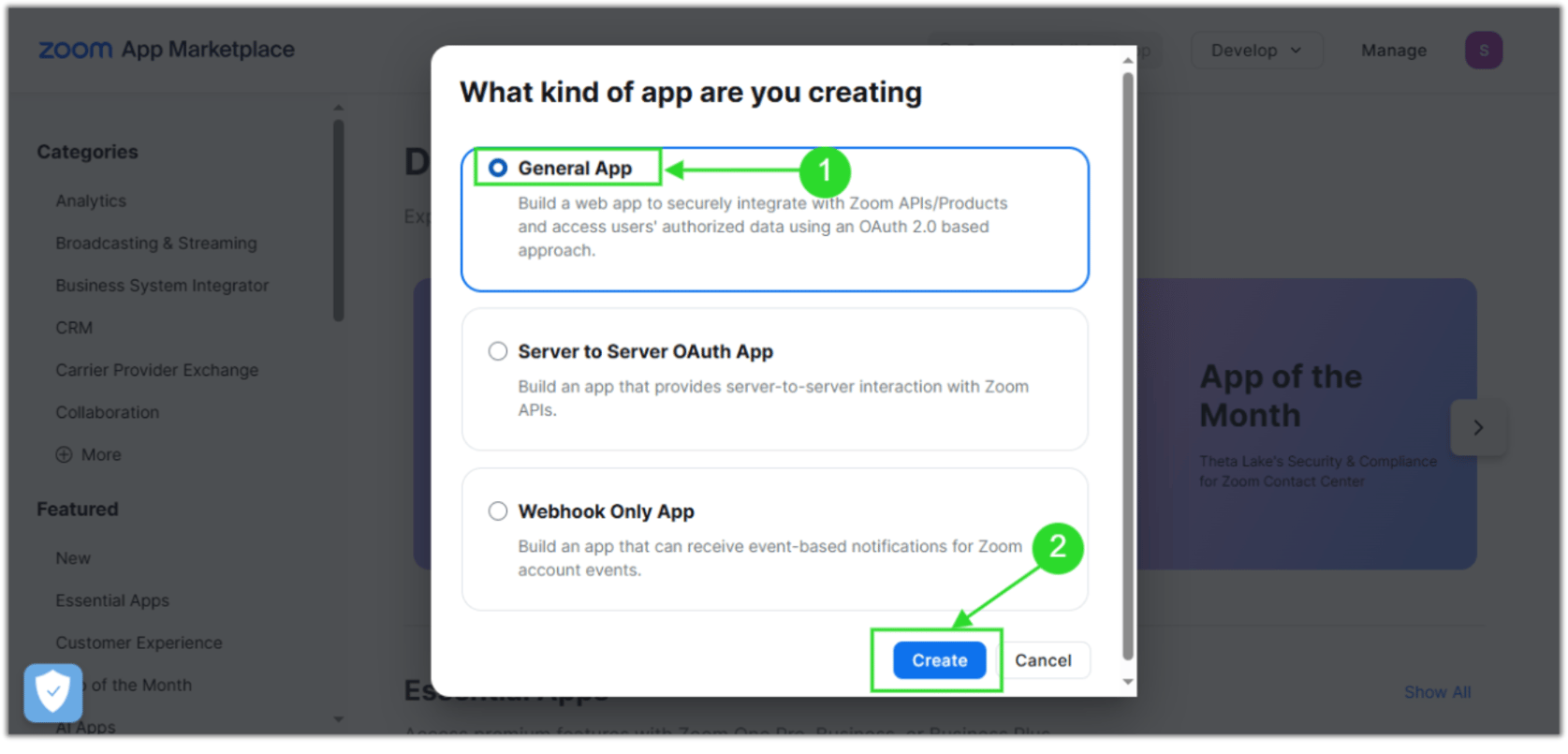 Configure the SDK credentials for the Zoom add-ons.