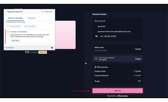 Track Purchase through meta pixel (1)