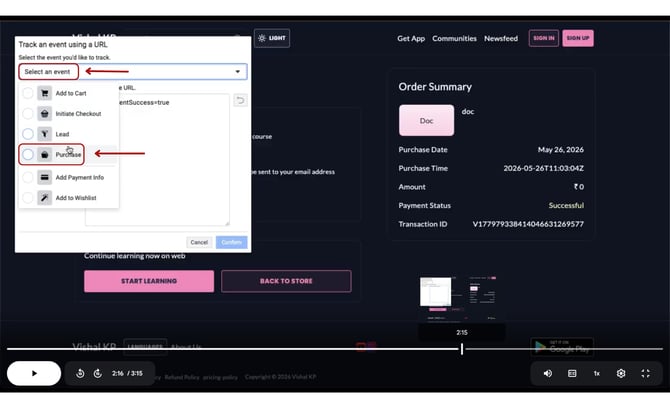 Track Purchase through meta pixel (4)