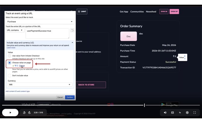 Track Purchase through meta pixel (5)