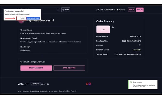 Track Purchase through meta pixel (8)
