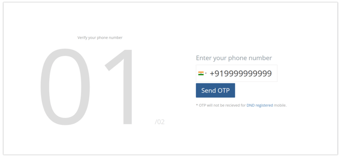 Set OTP for admin/sub admin of your School step 4