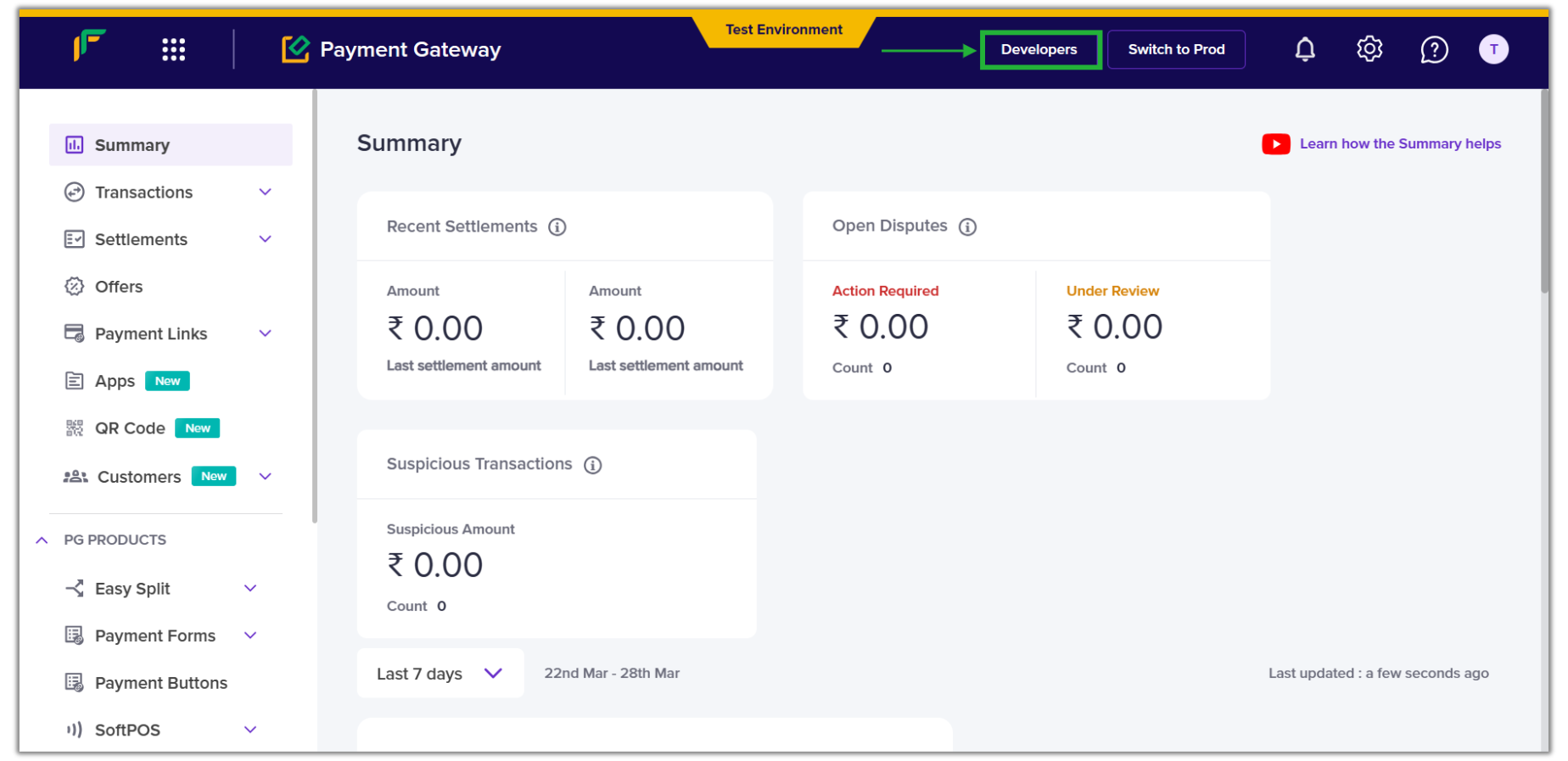 Configure cashfree payment gateway