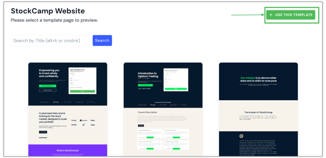 Illustration of Creating A New Website step 3