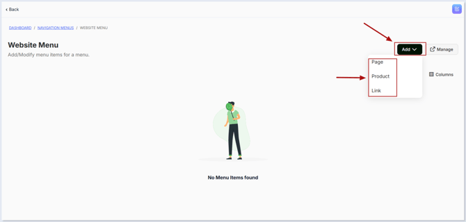 navigation menus 5