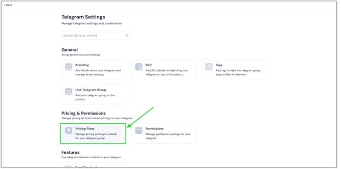 Publish telegram community for learners step 2