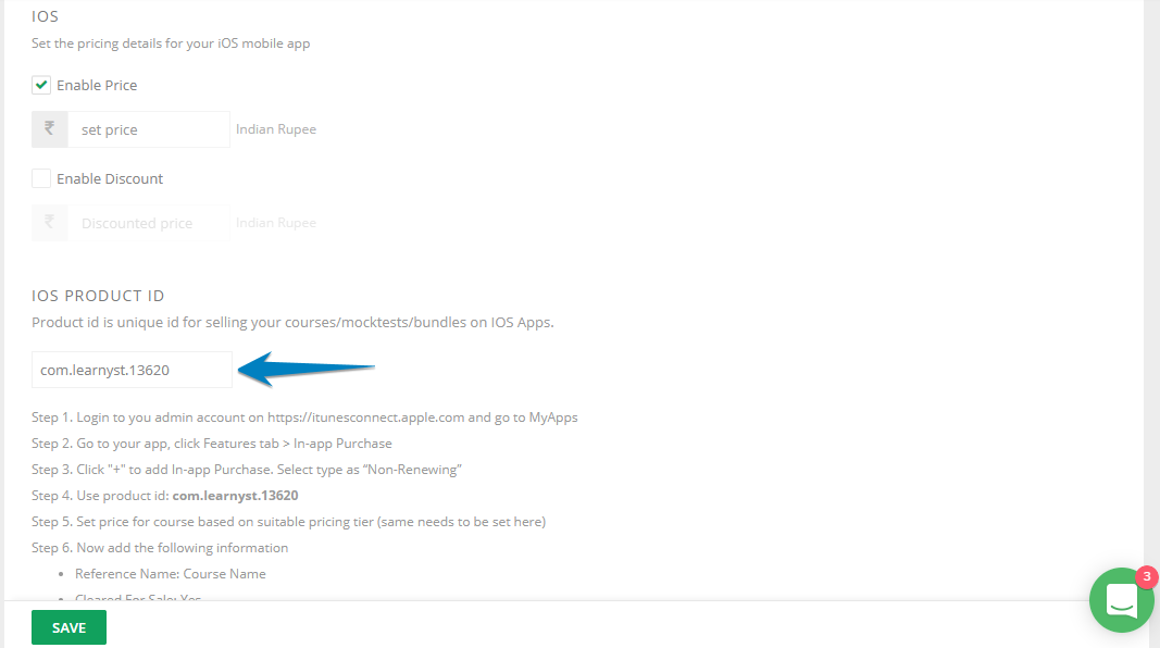 Enable In-App Purchase