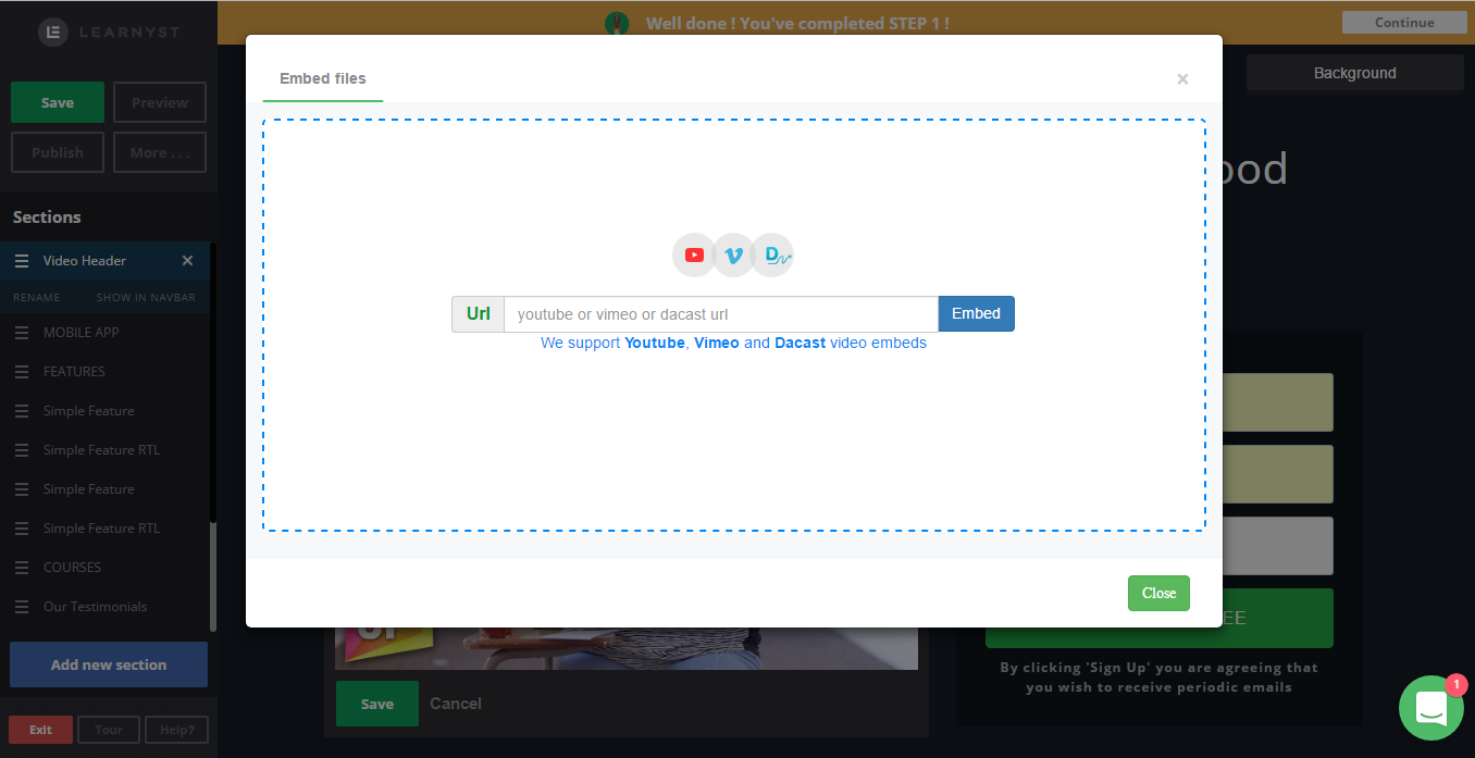 Add Video On Your Landing Page